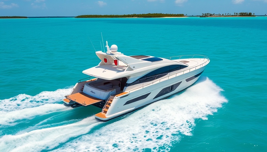 Twin Aquila 46 Coupe Power Catamarans on the ocean.