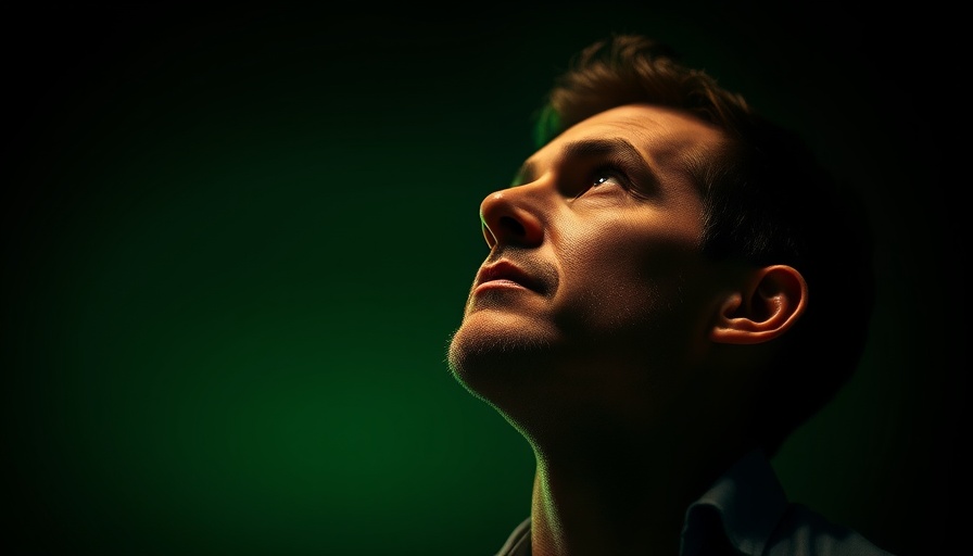 Thoughtful man in dramatic green lighting, OpenAI recruiting top engineers.