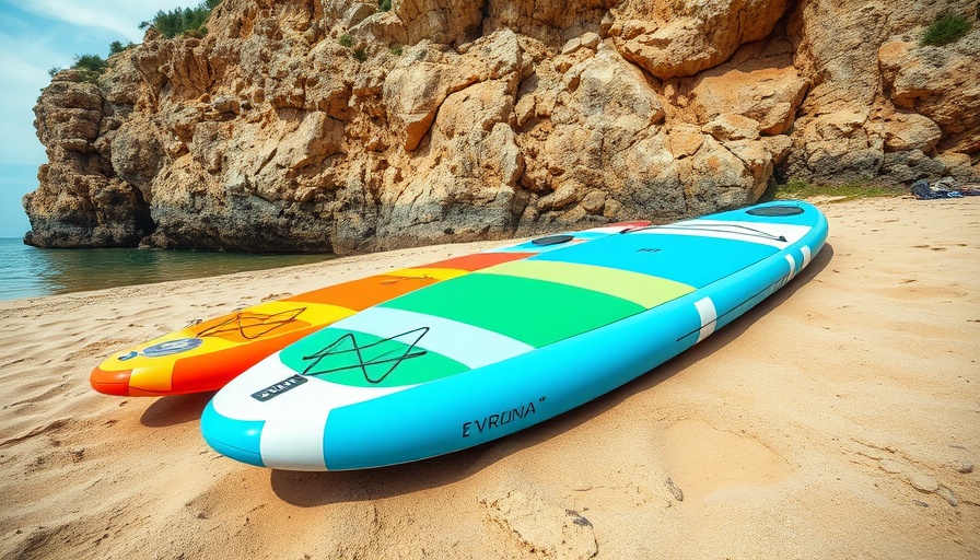 Starboard Gen R vs All Star Paddleboards comparison on beach.
