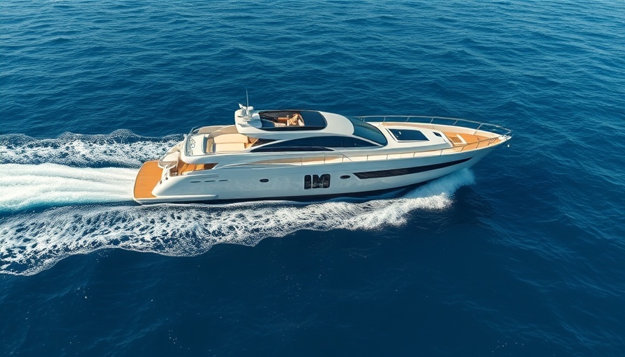 Outer Reef Adventure 780 cruising in clear blue ocean.