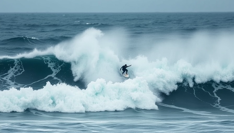 Surfing 100 foot waves in the Arctic with massive ocean swells.