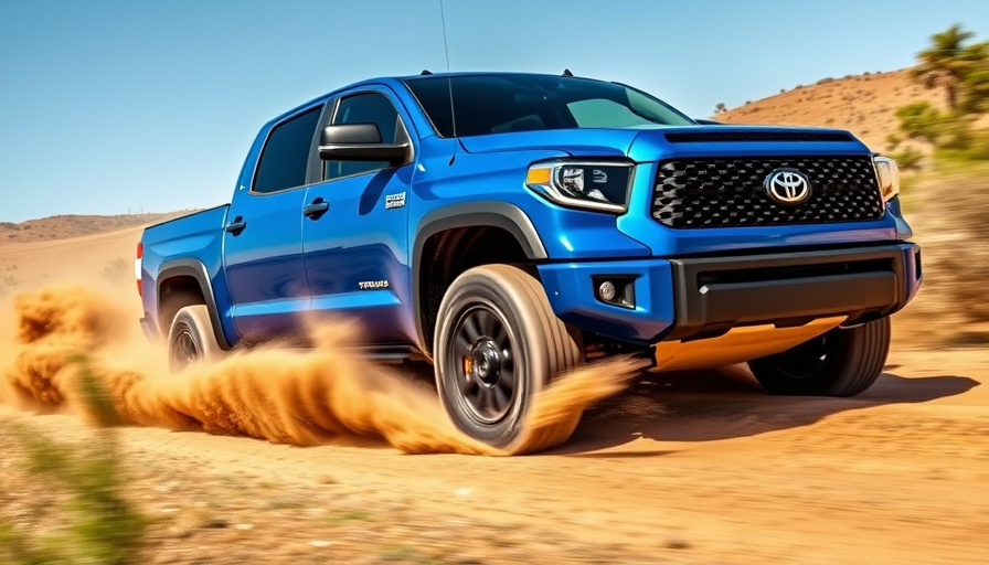 Toyota 2026 Tundra TRD Pro updates in action, off-road.