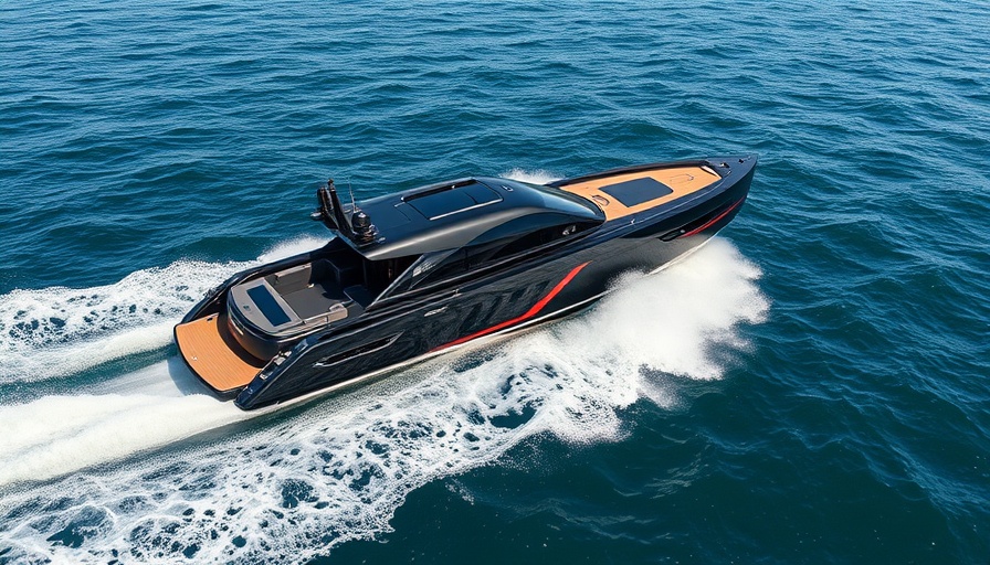 VisionF Superfast 46 Power Catamaran speeding across the ocean