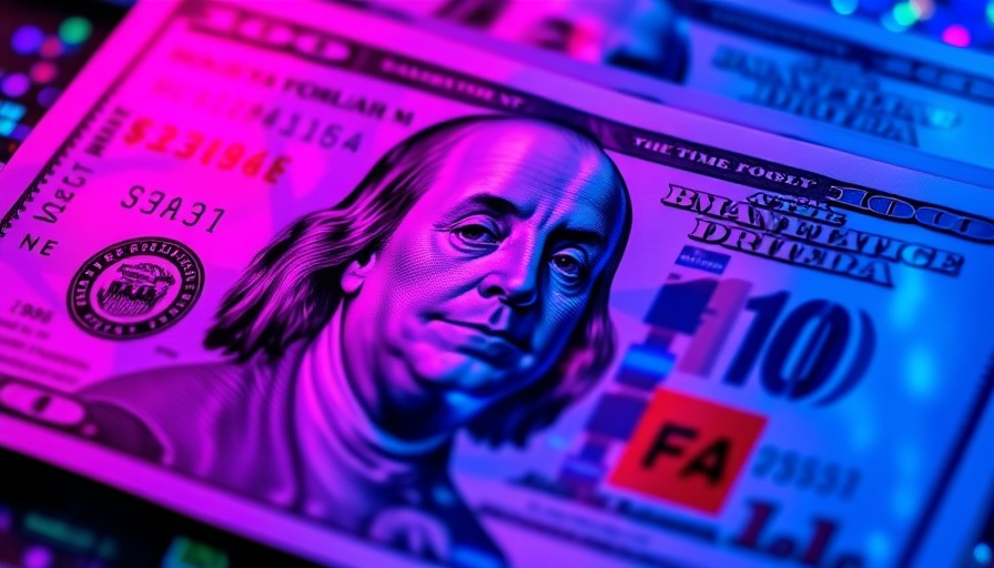 Neon-lit $100 bills, representing fraud scheme targeting elderly Americans.