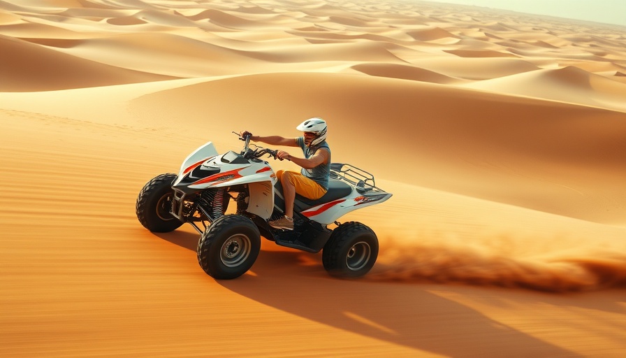 2026 Polaris ATV in action on sand dunes, showcasing agility.