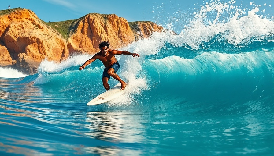 Rip Curl Cup Padang Padang live surfer catching a wave.