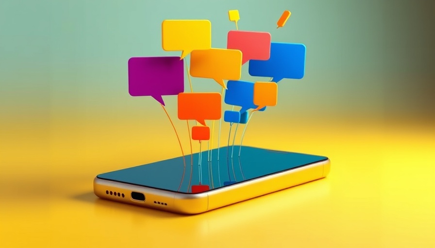 Digital smartphone with colorful bubbles for Vibes-Based Pricing AI Software.