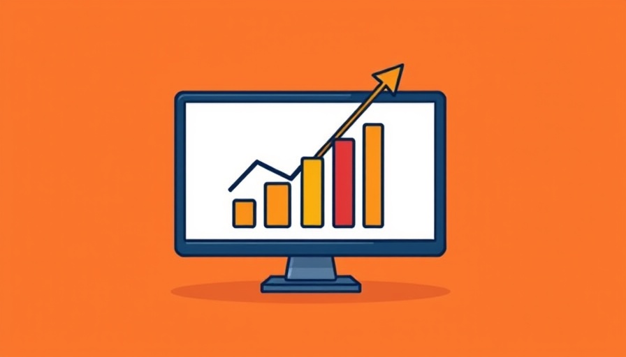 Illustrated growth chart on computer screen symbolizing Anthropic revenue dependence.