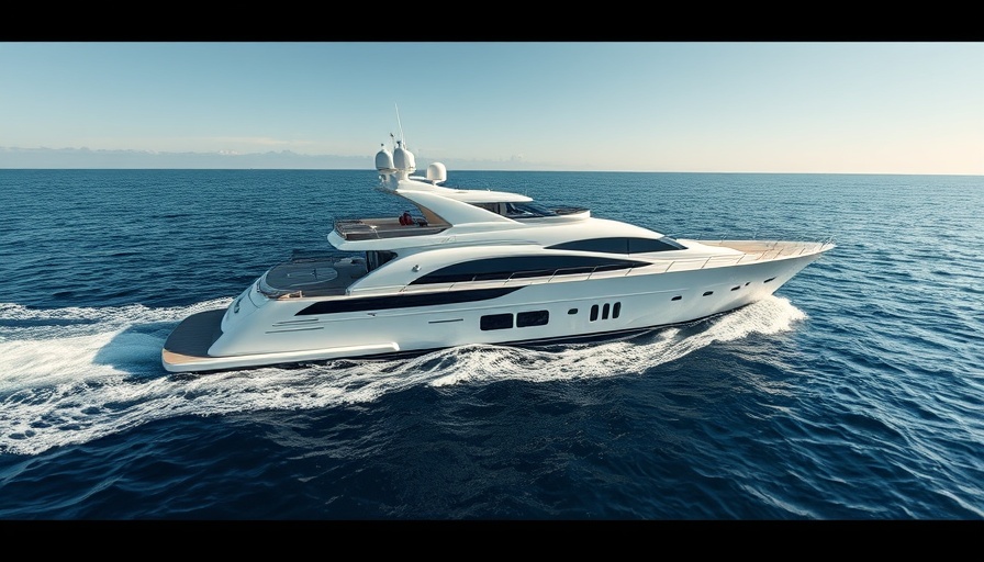 Luxurious superyacht on open sea with clear sky, top superyachts for sale.
