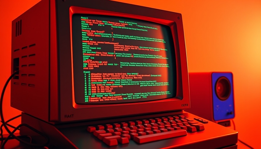 Claude Sonnet 4 AI Model on vintage computer screen.