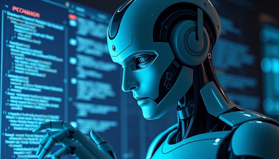 Salesforce CoAct-1 AI agents depicted in a futuristic digital workspace.