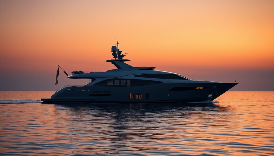 Luxury yacht charter options at twilight in calm waters.