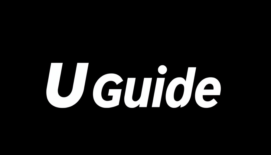 UTV Guide logo black and white design