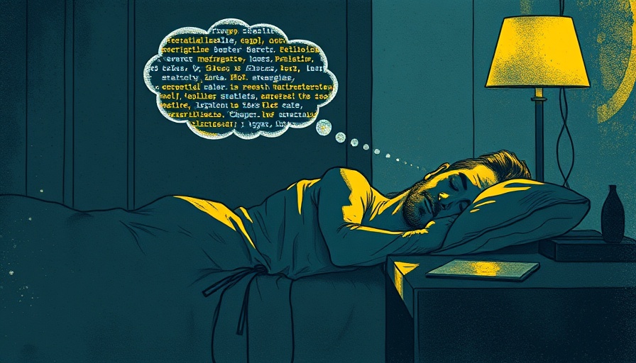 Artistic depiction of memory with sleeping person and code.