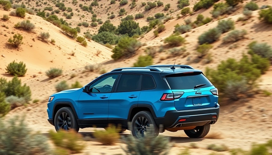 2026 Jeep Cherokee hybrid on rugged path