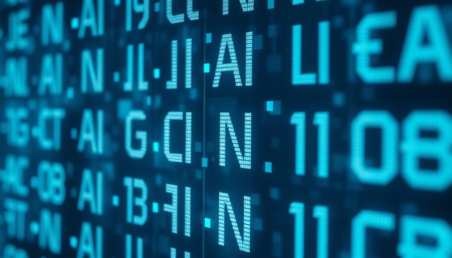 Abstract representation for AI copyright lawsuit settlement with layered AI text.