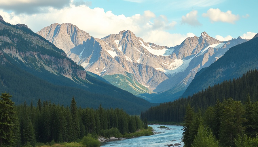 Lush ecosystem near sustainable eco-lodges in British Columbia