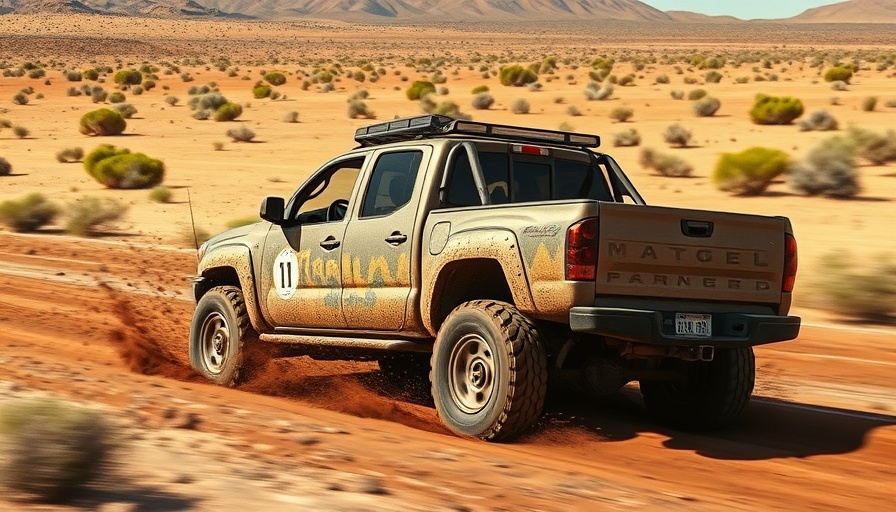 Kumho Road Venture truck in muddy off-road terrain