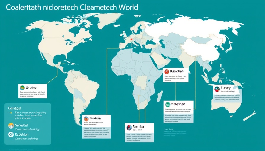 Infographic on cleantech capacity in emerging economies.