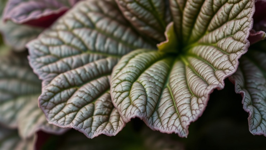 Intricate hellebore leaves in eco-friendly garden.