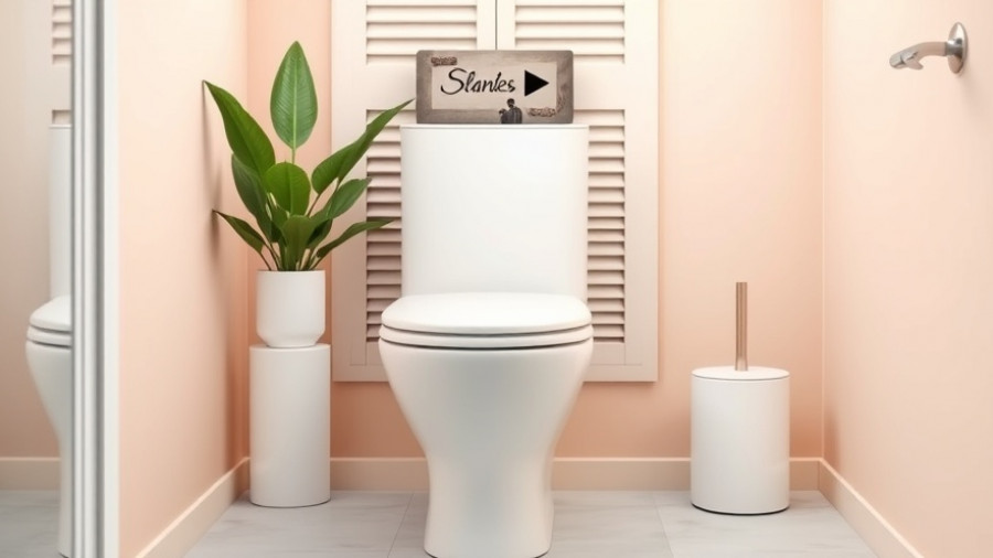 Clean and modern bathroom with white toilet and decor.