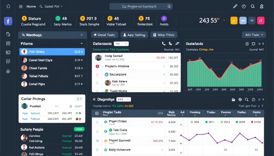 Project management dashboard for construction bid templates.