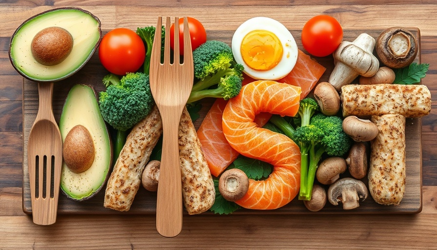 Creative fast casual dining trends presentation with healthy foods.