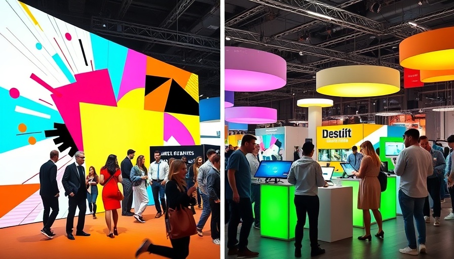 Experiential marketing strategies vibrant collage, interactive event.
