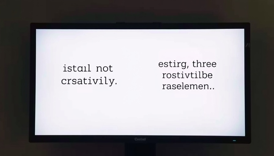 Digital interface with creativity affirmations text