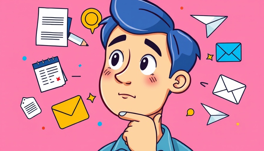 Illustration of decision-making concepts in a colorful cartoon style