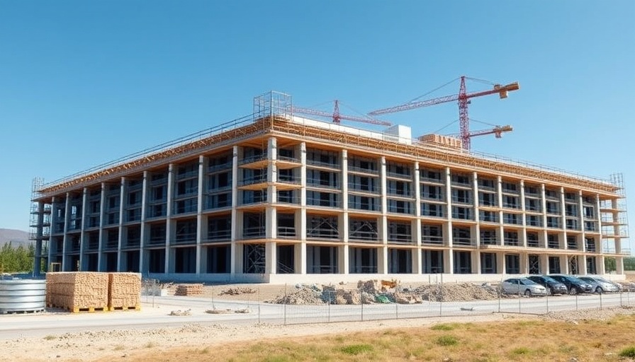AWS Microsoft slow down data center deployments at modern construction site.