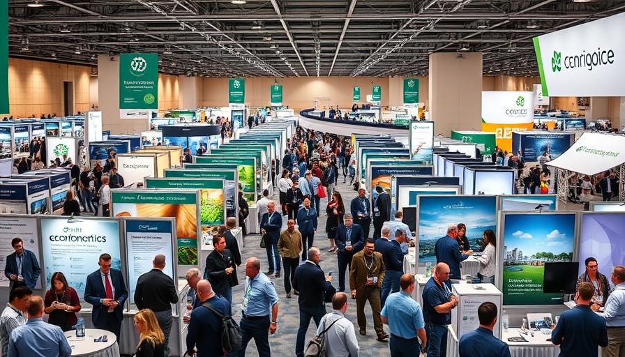 Trade show ideas at a vibrant exhibition with diverse attendees.