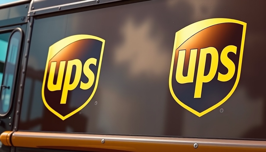 UPS truck with logo symbolizing UPS Figure AI Partnership.