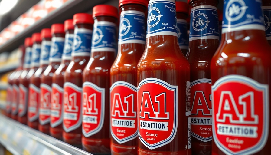 A.1. sauce bottles illustrating effective branding strategies