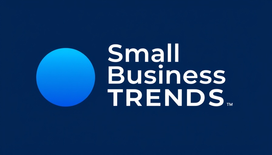 Minimalist Small Business Trends logo with blue circle.