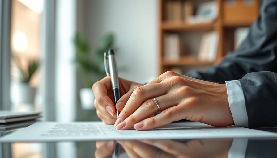 Close-up of hands signing a contract, representing trust in business partnerships.