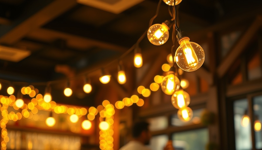 Creative bar lighting ideas featuring elegant string lights.