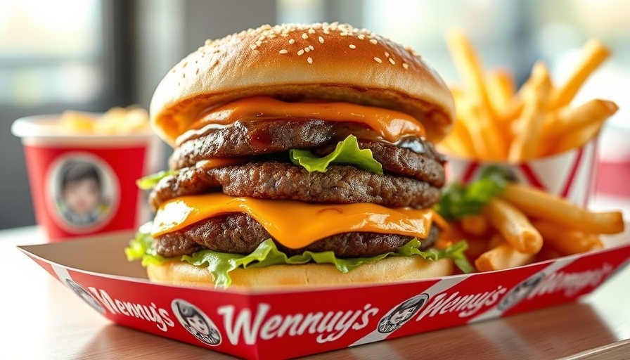 Wendy's burger and fries showcasing economic strategy.