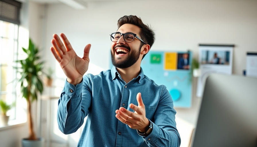 Secrets of Fast Workers: Joyful professional in office setting