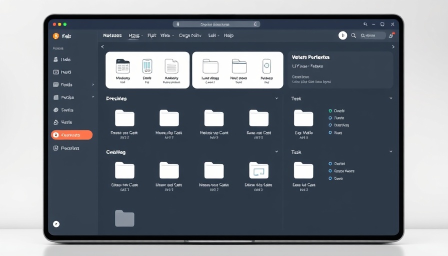 Minimalist software interface displaying task management features for Google Workspace alternatives.