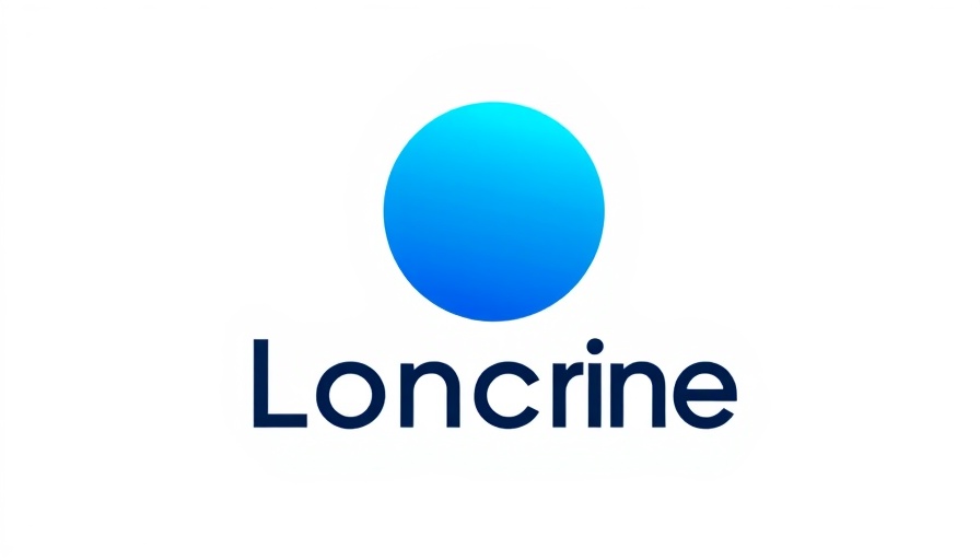 Minimalistic logo with blue circle and text for drought relief loans Pennsylvania.