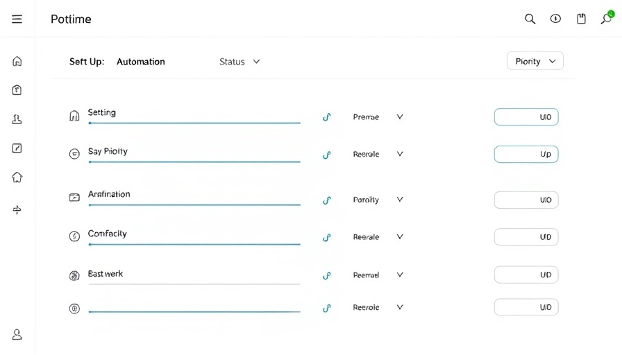 Custom automation interface showing task priority setup for Clearfeed AI alternatives.