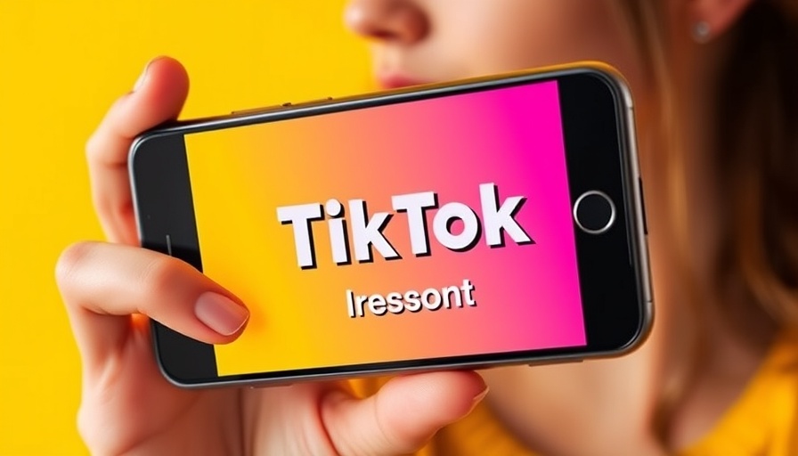 Navigating Trends for Client Success: TikTok trends on smartphone in hand.