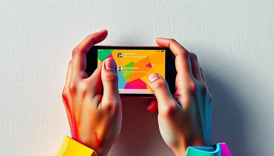 Abstract smartphone usage with notifications in paid social media marketing.