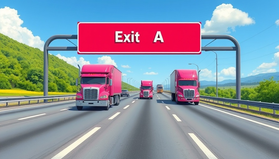 Exit 3A video game traffic scene in cartoon style.