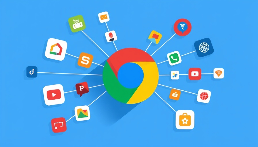 Illustrative Chrome extensions for productivity icons.