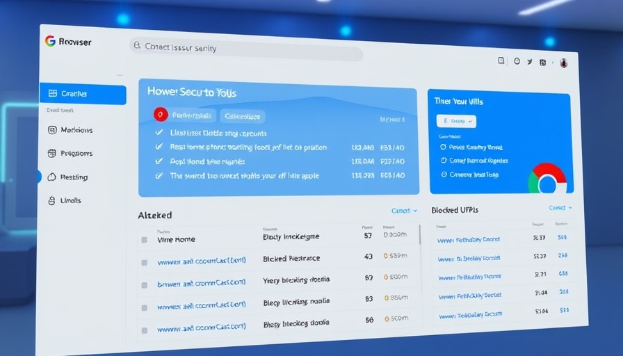 Ulaa Enterprise Browser Security dashboard displaying site policy with blocked URLs.