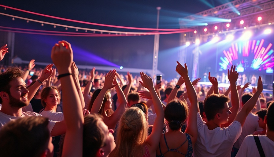 $30 Ticket to Summer concerts promotional image featuring an excited crowd.