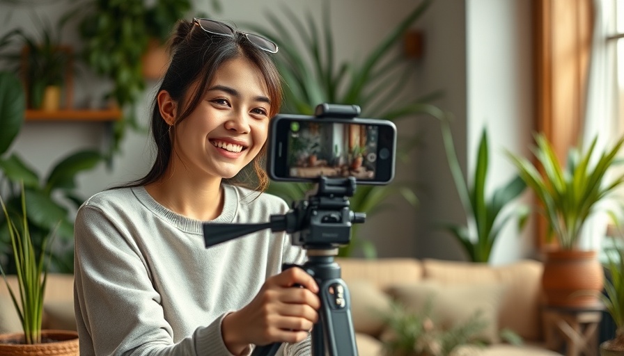 Richest Instagram Influencers: Young woman filming engaging content.