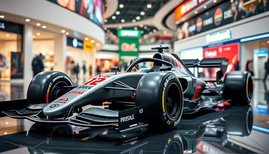 F1 car exhibit at Miami Grand Prix brand experiences